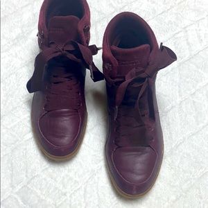 Lacoste sneakers, burgundy, Size:6 / EU:7